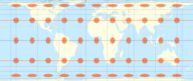 Tissot indicatrix world map Behrmann equal-area proj.svg