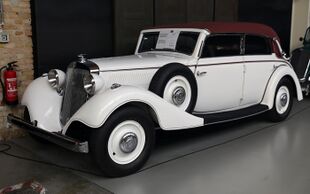 1936 Horch 830BL Cabriolet front left, Classic Remise.jpg