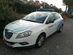 Lancia Delta Police car,Gent Belgium.jpg