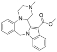 Serazapine Structure.svg