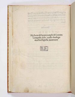 Spagnoli - Historia ecclesiae Lauretanae, circa 1489 - 437759.jpg