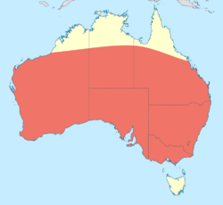 Austrolestes aridus distribution map.svg