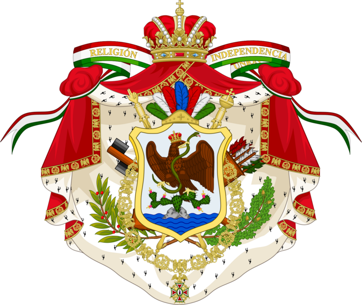 File:Coat of Arms of the First Mexican Empire.svg