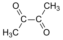 Diacetyl structure.svg