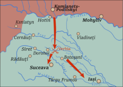 Heraclid Despot's invasion in northern Moldavia, 1561.svg