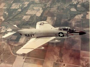 McDonnell F3H-2N Demon in flight in 1956.jpg