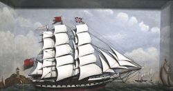 Sailors Art Diorama Full Rigged Ship Lady Elizabeth.jpg