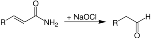 Weermann degradation general unsattuered carbonic acid amides