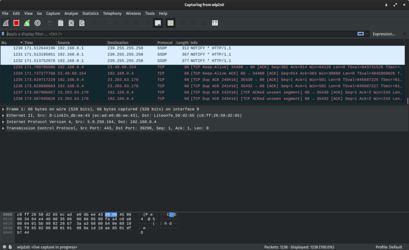 File:Wireshark 3.0.3 screenshot.png