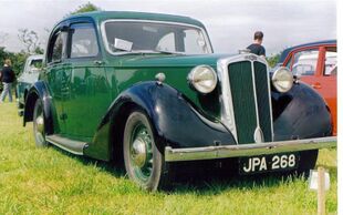 1939 Lanchester 14 roadrider Deluxe JPA268 14 hp.jpg