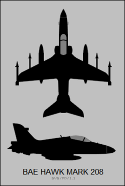 BAe Hawk Mk.208 two-view silhouette.png