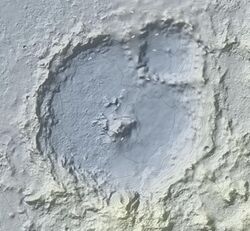 Du martheray impact crater on Mars.jpg