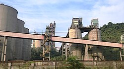Photo of the China Cement Factory in Qixia (Nanjing), Jiangsu Province, China. EU importers of Chinese cement will require CBAM certificates.