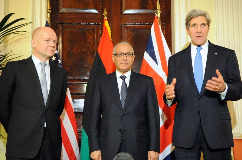 File:Secretary Kerry, UK Foreign Secretary Hague Hold News Conference With Libyan Prime Minister Ziedan (11035773394).jpg