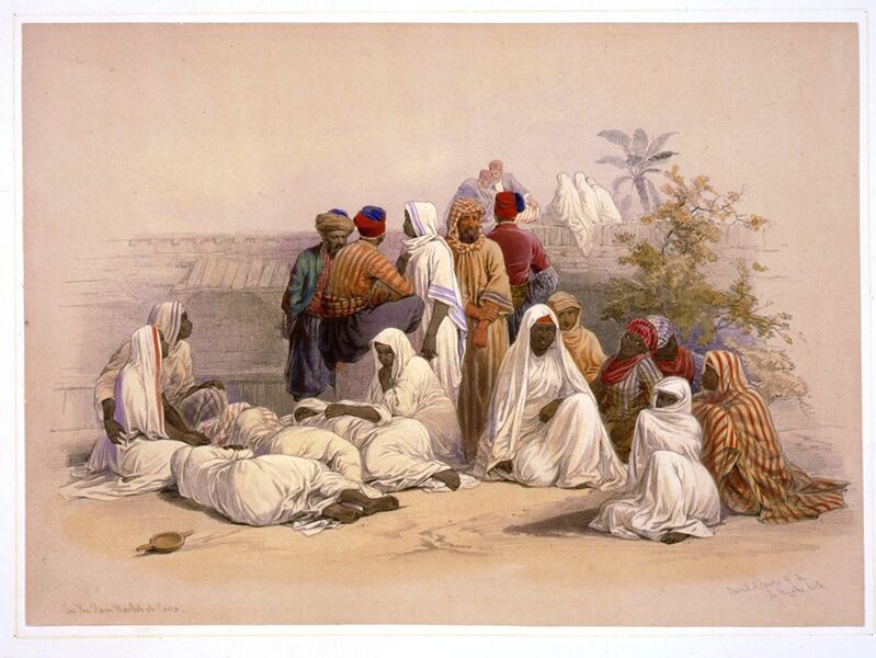 File:A slave market in Cairo-David Roberts.jpg