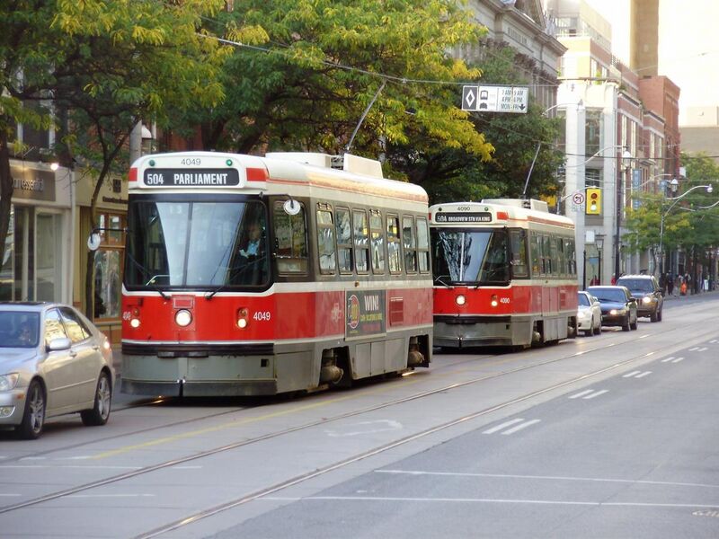 File:CLRVs 4049 and 4090 Eastbound on King.jpg