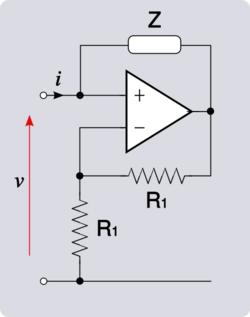 General negative impedance circuit.svg