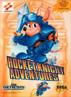 Rocket Knight Adventures North American Genesis box art.jpg