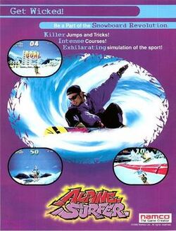 Alpine Surfer arcade flyer.jpg