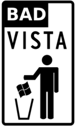 BadVista no littering.svg