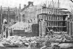 GoreHallHarvard UnderDemolition early1913 cropped.jpg