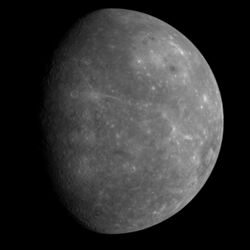 Mercury from MESSENGER's first flyby
