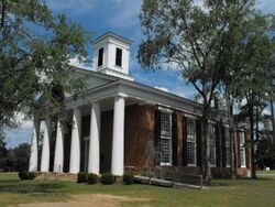Old Mercer Chapel now Penfield Baptist Church, Penfield, Greene Co., Georgia.JPG