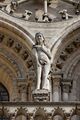Paris - Cathédrale Notre-Dame - Façade ouest - Statue - PA00086250 - 007.jpg