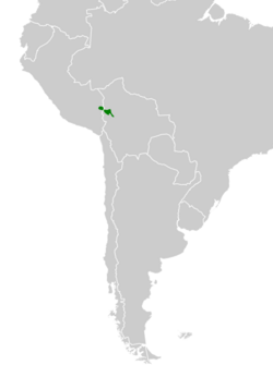 Tangara meyerdeschauenseei map.svg
