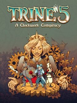 Trine 5 A Clockwork Conspiracy cover art.jpg