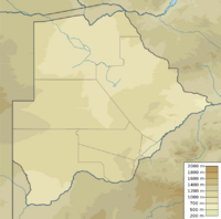 Location map/data/Botswana is located in Botswana