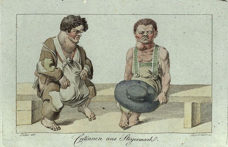 File:Cretinnen aus Steiermark, 1819 gez. Loder, gest. Leopold Müller.jpg