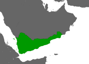 The Himyarite Kingdom at its height in 525 AD