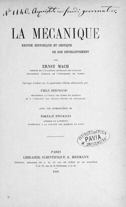 Mach, Ernst – Mechanik in ihrer Entwicklung historisch-kritisch dargestellt, 1904 – BEIC 6483307.jpg