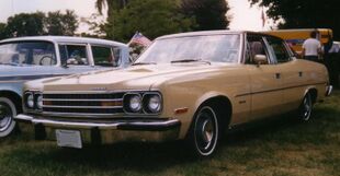 1974 AMC Ambassador Brougham 4-door sedan beige.JPG
