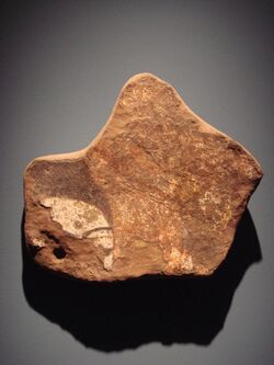 Buddha head, Kafyr Kala, Tajikistan, 7th century CE.jpg