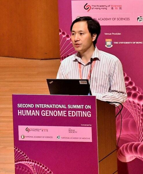 File:He Jiankui at Second International Summit on Human Genome Editing (cropped).jpg