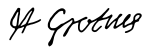 Hugo Grotius signature 1634.svg