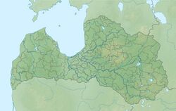 Location map/data/Latvia is located in Latvia