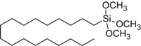 2D model of octadecyltrimethoxysilane