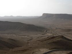 Syrian desert near Palmyra, Hills, Syria.jpg