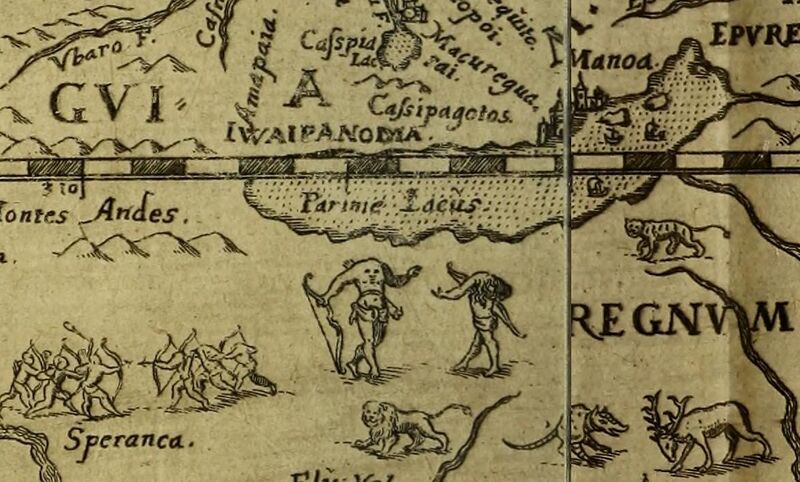 File:Brevis descrip Guianae-Raleigh&Hulsius000title-inset-map-Iwaipanoma.jpg