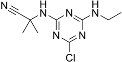 Cyanazine structure.png