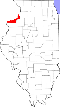 Map of Illinois highlighting Rock Island County.svg