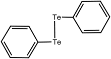 Chemical structure of diphenyl ditelluride
