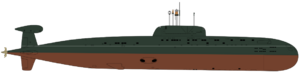 Sierra I class SSN.svg