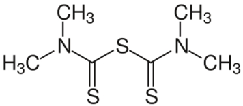 File:Tetramethylthiuram sulfide Structural Formula V1.svg
