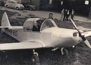 The Junior IPT-7, at Campo de Marte airport, in São Paulo, 1945. Source, IPT Historical Collection.jpg