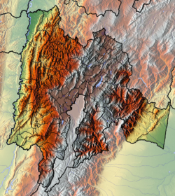 Santa Teresa Formation, Colombia is located in Cundinamarca Department