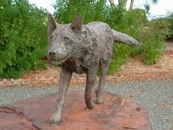 Red Dog Statue Front View.jpg